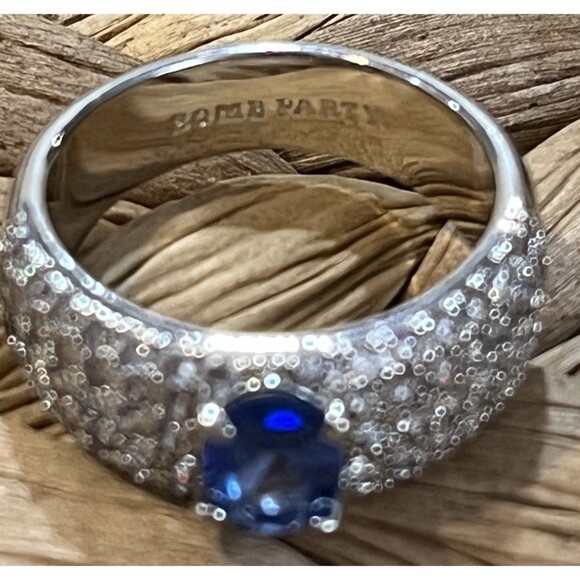 BOMB PARTY RBP6695 "This is Something Special" LC Blue Topaz RG SZ 6 - Picture 7 of 9